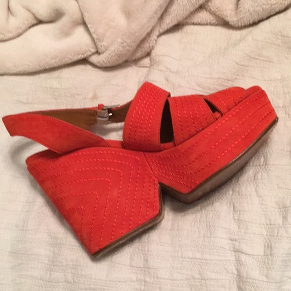 Clergerie Paris Coral Platform Sandals. size 38 (7–US) - Picture 5 of 14